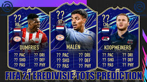 Yesterday, the eredivisie team of the season in fifa 21 was released. Fifa 21 Eredivisie Tots Prediction Ft Malen Dumfries Koopmeiners Youtube