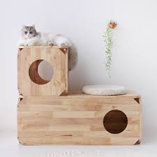 benku wood cat bench tunnel furniture