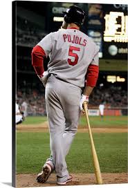 Louis cardinals, join facebook today. Albert Pujols Of The St Louis Cardinals Waits To Bat On Deck Wall Art Canvas Prints Framed Prints Wall Peels Great Big Canvas