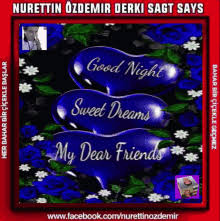 good night sweat dreams my dear friends