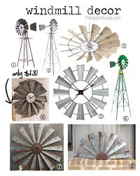 fixer upper windmill decor the harper