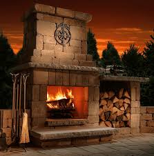 Easy Outdoor Fireplace Design