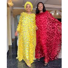 Les plus belle mode ( tabaski ) 2019. African Dresses For Women Dashiki 2019 New Vetement Femme Robe Africai Lace Square