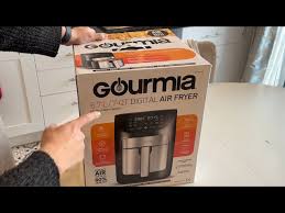 gourmia air fryer unboxing 6 7l is