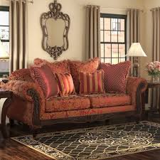 Traditional Style Sofa Loveseat