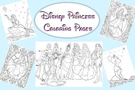 disney princess coloring pages fun