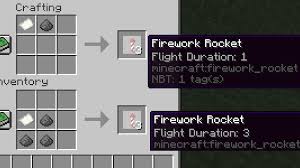 minecraft how to make a firework the