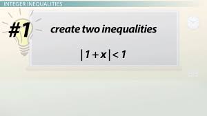 Integer Inequalities With Absolute