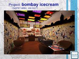 ice cream parlour interior design