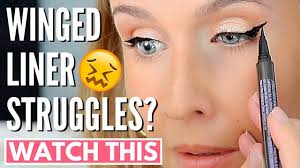 do you struggle with winged eyeliner