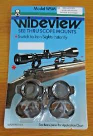 Details About Wideview See Thru Scope Mount Savage 110 111 112 Accu Trigger