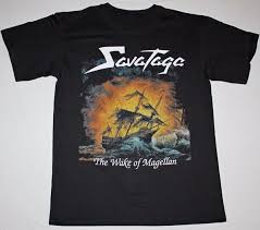 Savatage The Wake Of Magellan Black T Shirt Jon Oliva Heavy Progressive Metal Men Adult Slim Fit T Shirt S Xxl Cheap Funny T Shirts Cheap T Shirt From