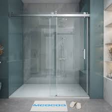 Shower Door In Brushed Nickel