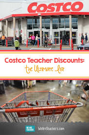 A lot of students have been hoping for a costco college student membership (think amazon student), but costco doesn't offer one. Costco Teacher Discounts The Ultimate List We Are Teachers