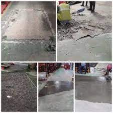 concrete floor repair solution in