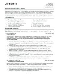Resume Sample Accounting Wlcolombia