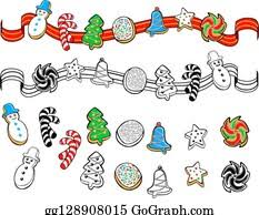 Please feel free to get in touch if you can't find the christmas cookie clipart your looking for. Christmas Cookies Border Clip Art Royalty Free Gograph