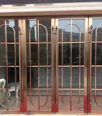 Decorative Metal Door With Glass