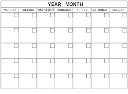 Free Printable Calendars Templates Best Monthly Calendar For