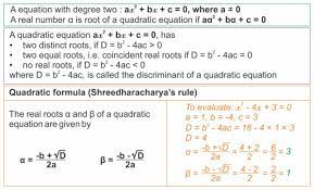 Solving Quadratic Equations With The