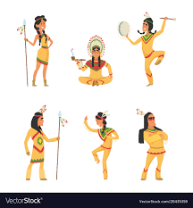native american indians cartoon