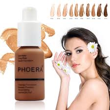 Us 2 39 40 Off Phoera 10 Shades Face Makeup Base Concealer Eye Contour Corrector Cream Liquid Corrective Primer Makeup Foundation Cream Tslm1 In