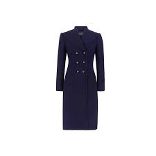 Hobbs Gianna Coat In Navy Blue