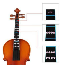 Left Hand Violin Fiddle Fingerboard Notes Poster Chart