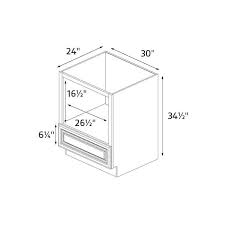 microwave drawer dimensions standard