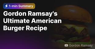 american burger recipe