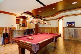 Pool Table Home Stock Photos Royalty