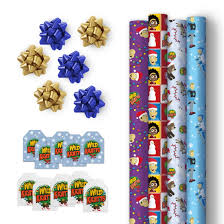 pbs kids wild kratts gift wrap set with