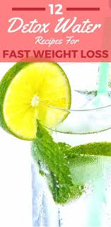 12 detox water recipes for weight loss