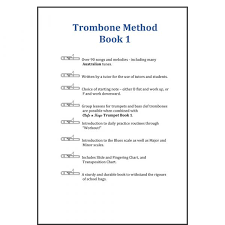 Clefs N Keys Trombone Method Book 1 Hard Copy