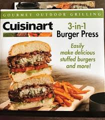 cuisinart stuffed burger presses for