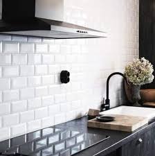 Brick Gloss Ceramic Kitchen Wall Tile