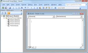 Excel Vba Programming The Vba Editor
