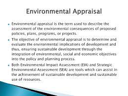 environmental appraisal