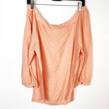 Anthropologie Pink L Maeve 12 Alanis Belted Off The Shoulders Blouse Size 6 S
