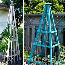 12 creative garden obelisk ideas