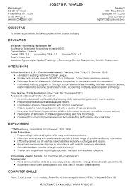 Resume Objective Statement Examples For Graduate School College