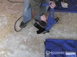 how to use a flooring nailer you