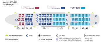 Airlines Seating Charts Information Seat Maps B777