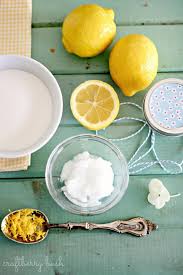 super easy sugar lemon scrub recipe