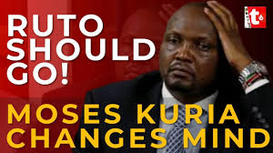 Kuria, a former staunch supporter of. Shock As Moses Kuria Changes Mind In Supporting Ruto Youtube