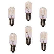 6pcs 220v 15w E14 Refrigerator Light Bulbs Cooker Tungsten Filament Lamp Bulbs Salt Lights Incandescent Bulbs Aliexpress