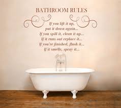 Bathroom Rules Bathroom Decor Bathroom