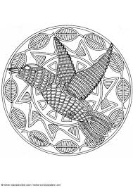 Coloring is an amazing way to relax and de stress after a long day. Coloring Page Bird Mandala Free Printable Coloring Pages Img 18710