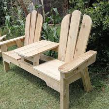 Sy Wooden Companion Bench Seat