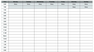 Free Scheduling Calendar Template Weekly Calendar Mpla With Times